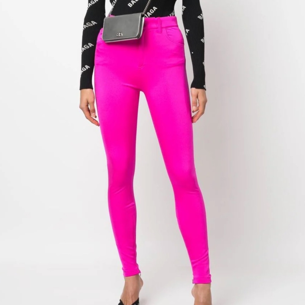 Women’s pink balenciaga pants.